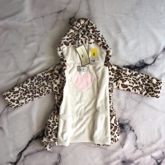 NWT Toddler Girl Leopard Jacket | Size 5 - Picture 6 of 6